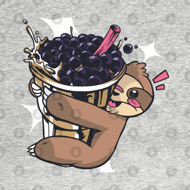 Sloth Bubble Tea by MimicGaming